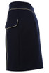 Golden Piping Tailored Skirt