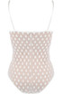 Lace Trim Padded Bodysuits