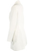 Asymmetric Double Button Blazer Dress 
