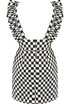 Monochrome Print Pinafore Dress - 2 Prints