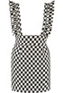 Monochrome Print Pinafore Dress - 2 Prints