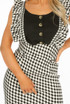 Monochrome Print Pinafore Dress - 2 Prints