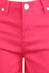Front Button Up Denim Shorts
