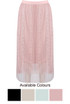 Lace Maxi Tutu Skirts - 4 Colours