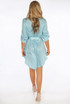 Satin Tie Up Shirt Dress - 4 Colours