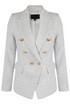 Soft Stripes Double Breasted Blazer