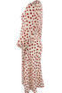 Hearts Print Wrap Dress - 2 Colours