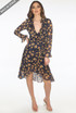 Floral Frilled Wrap Dress - 3 Colours