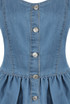 Denim Button Up Cami Swing Dress