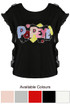 Sequin POPEYE Trim Frill Tee