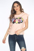 Sequin POPEYE Trim Frill Tee