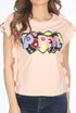 Sequin POPEYE Trim Frill Tee