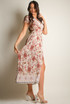 Vintage Floral Print Wrap Maxi Dress - 2 Colours