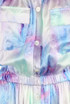 Tie Dye Bardot Button Up Dress