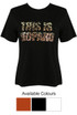 THIS IS LEOPARD Slogan Tee
