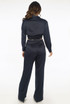 Shawl Lapel Wrap Knot Blouse & Trouser Co-ords