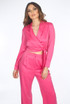 Shawl Lapel Wrap Knot Blouse & Trouser Co-ords