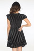 Polka Dot Frill Wrap Dress