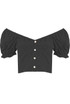 Bardot Buttoned Blouse