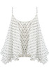 Polka Dot Chiffon Tier Cami Top