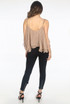 Polka Dot Chiffon Tier Cami Top