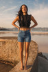 Crochet Frill Crop Tops