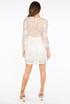 V Neck Lace Smock Dress