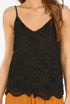 Broderie Anglaise Buttoned Cami