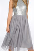 Sequin Bodice Tulle Dress