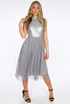 Sequin Bodice Tulle Dress