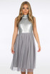 Sequin Bodice Tulle Dress