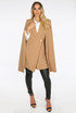 Tailored Long-line Cape Blazer - 6 colours