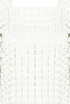 Embroidered Mesh Shift Dress