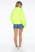 Neon Hooded Rain Jacket