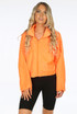 Neon Hooded Rain Jacket