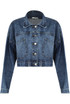 Blue Denim Side Pocketed Coat