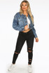 Blue Denim Side Pocketed Coat