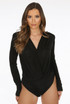 Corduroy Drape Bodysuits