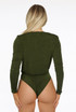 Corduroy Drape Bodysuits