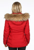Fur Hood Puffer Jackets with Zipped Pockets