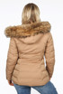 Fur Hood Puffer Jackets with Zipped Pockets