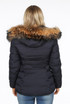 Fur Hood Puffer Jackets with Zipped Pockets