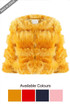 Cropped Super Soft Faux Fur Tier Coat