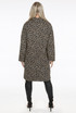 Animal Print Double Breast Overcoat