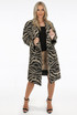 Animal Print Double Breast Overcoat