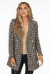 Glen Plaid Check Longline Coats