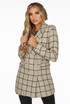 Glen Plaid Check Longline Coats