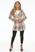 Glen Plaid Check Longline Coats