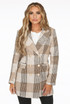 Glen Plaid Check Longline Coats
