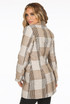 Glen Plaid Check Longline Coats